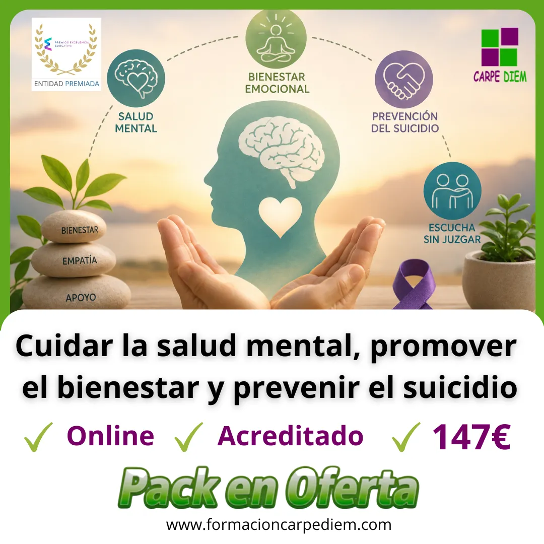 Salud Mental, Bienestar Emocional y Prevención del Suicidio Pack