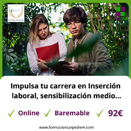 Curso Inserción laboral, sensibilización medioambiental y en la igualdad de género