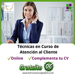 Curso gratis de Atención al Cliente