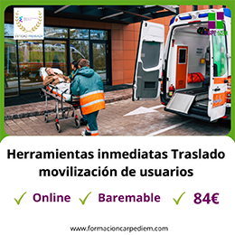 Curso Traslado y movilización de usuarios, documentación y materiales en centros sanitarios