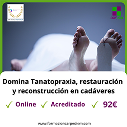 Curso Tanatopraxia, restauración y reconstrucción en cadáveres