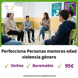 Curso Personas menores de edad ante la violencia de género