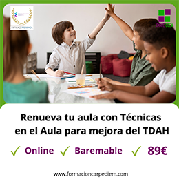 Curso Técnicas en el Aula para mejora del TDAH