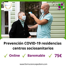 Curso Prevención del COVID-19 en residencias y centros sociosanitarios