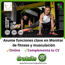 Curso Monitor de fitness y musculación