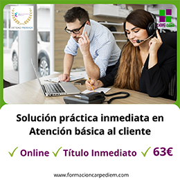 Curso Atención básica al cliente