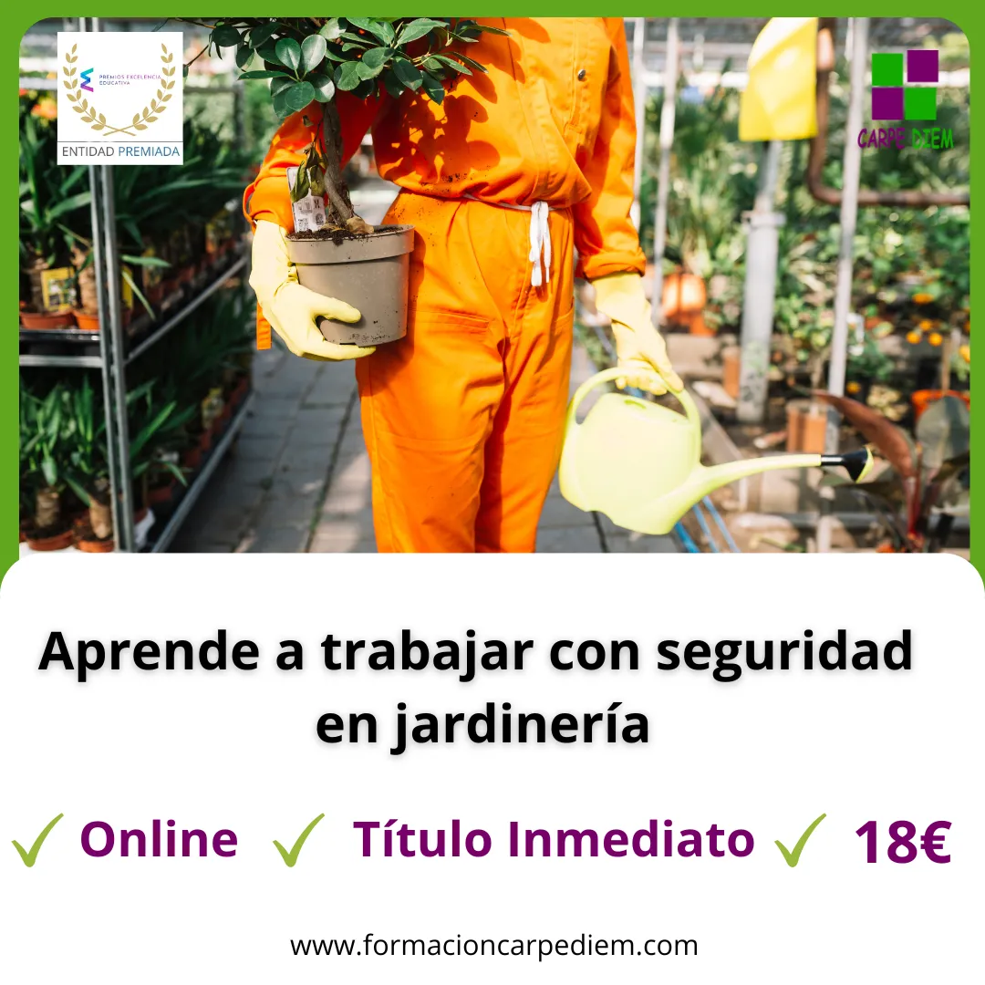 Curso Prevención de Riesgos Laborales en Jardinería