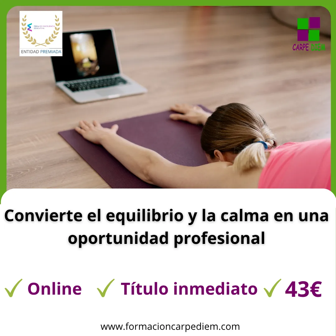 Curso Monitor de yoga y técnicas de relajación
