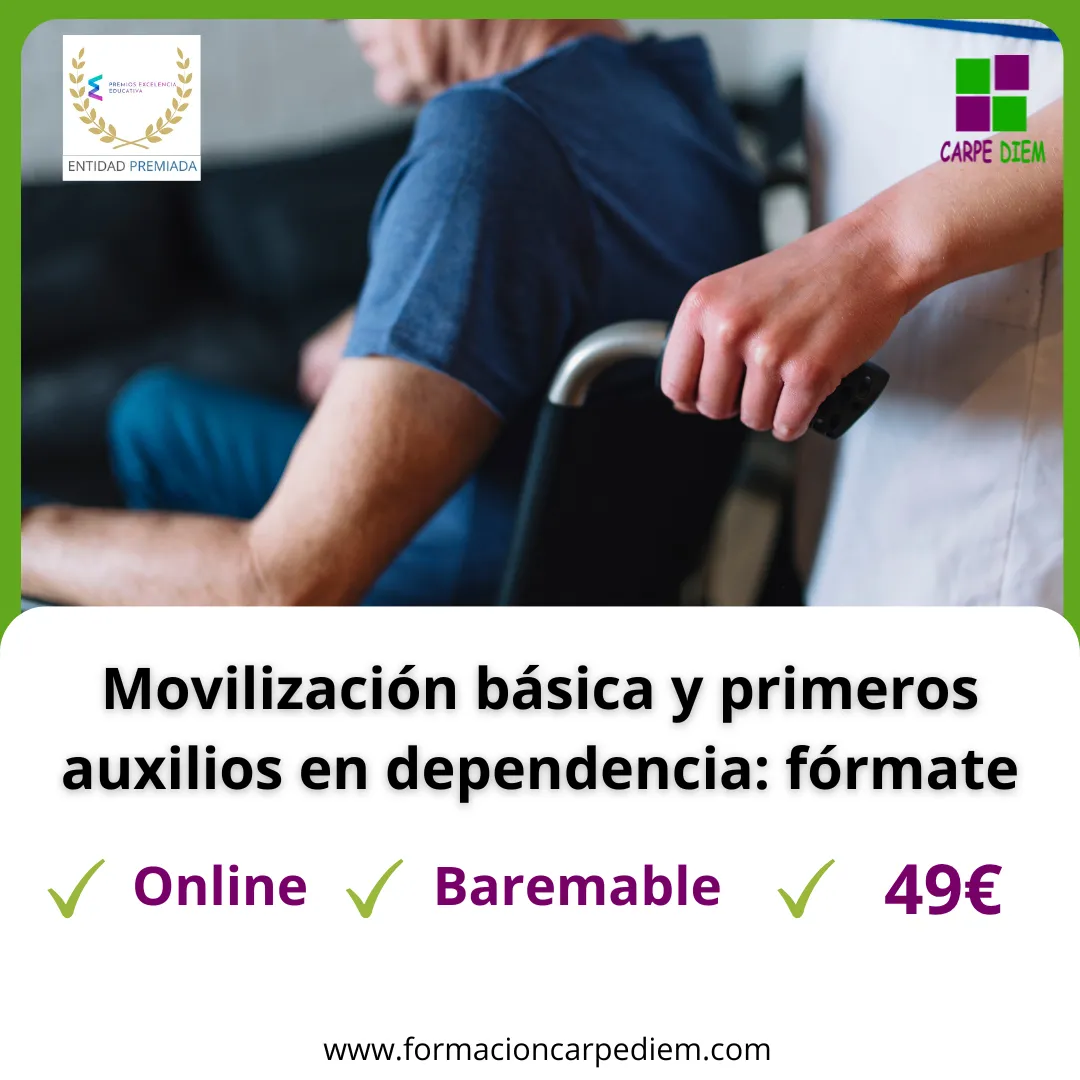 Curso Movilización básica y primeros auxilios en atención a personas dependientes
