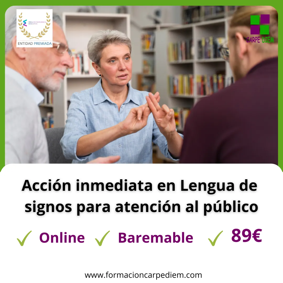 Curso Lengua de signos para atención al público