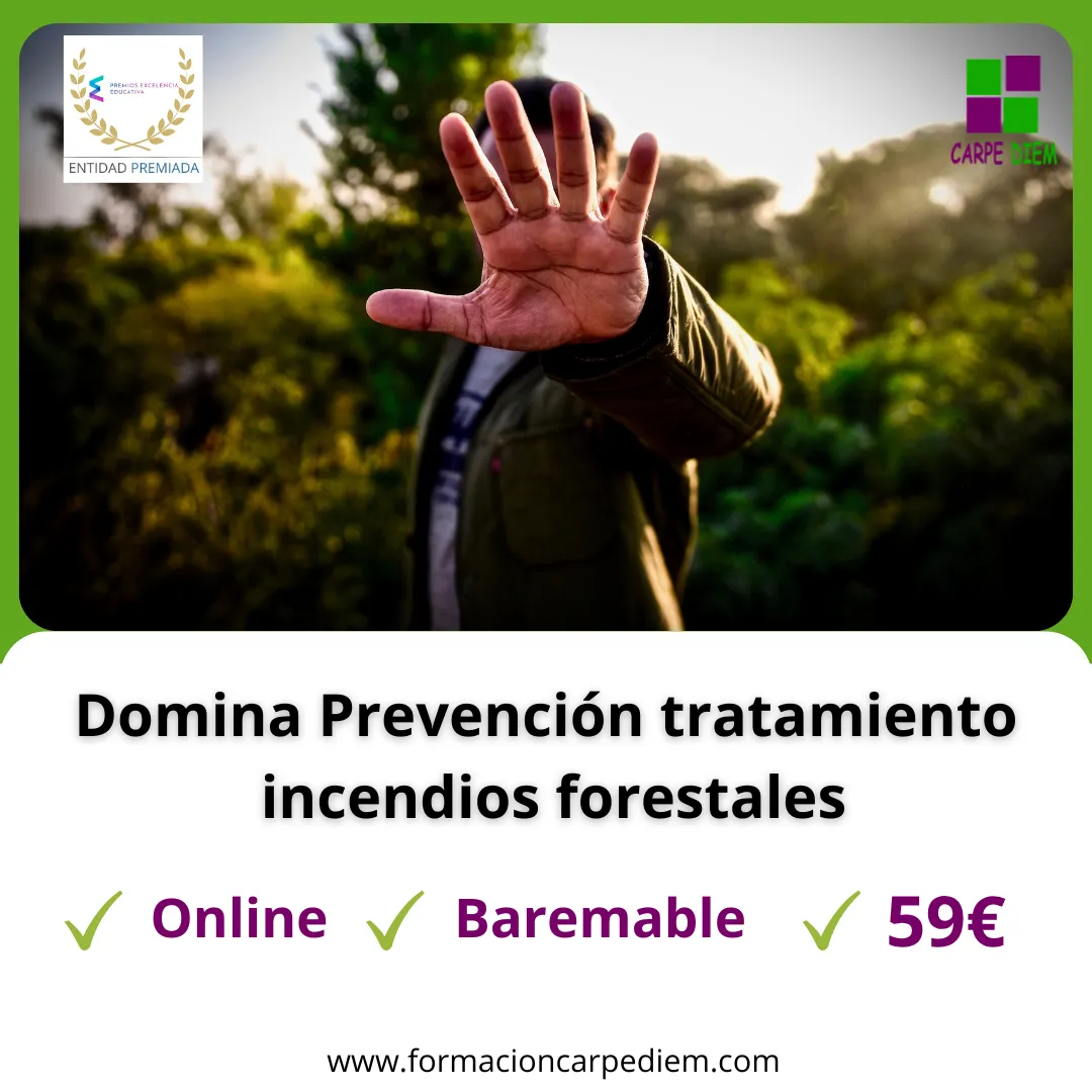 Curso Prevención y tratamiento de incendios forestales