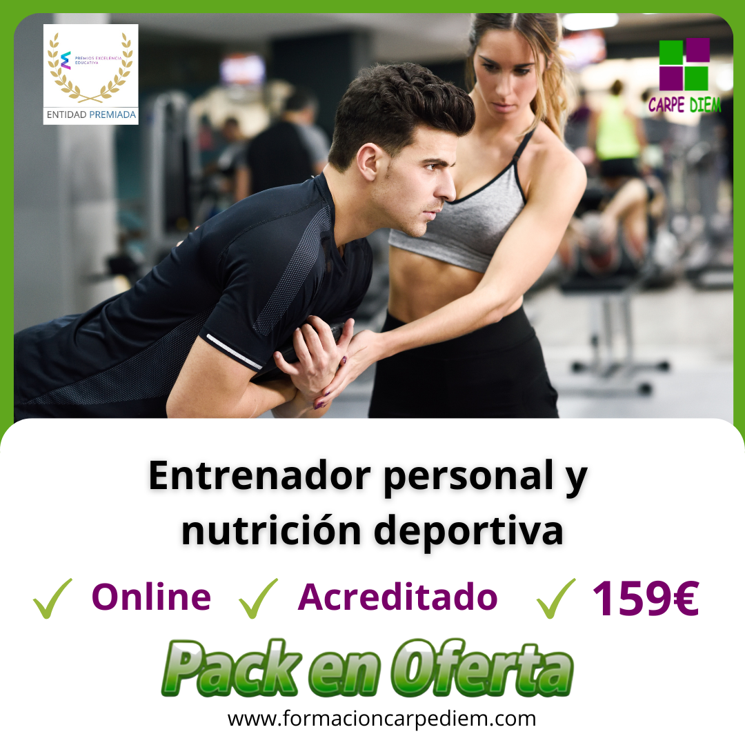 Entrenador Personal y Nutrición Deportiva Pack
